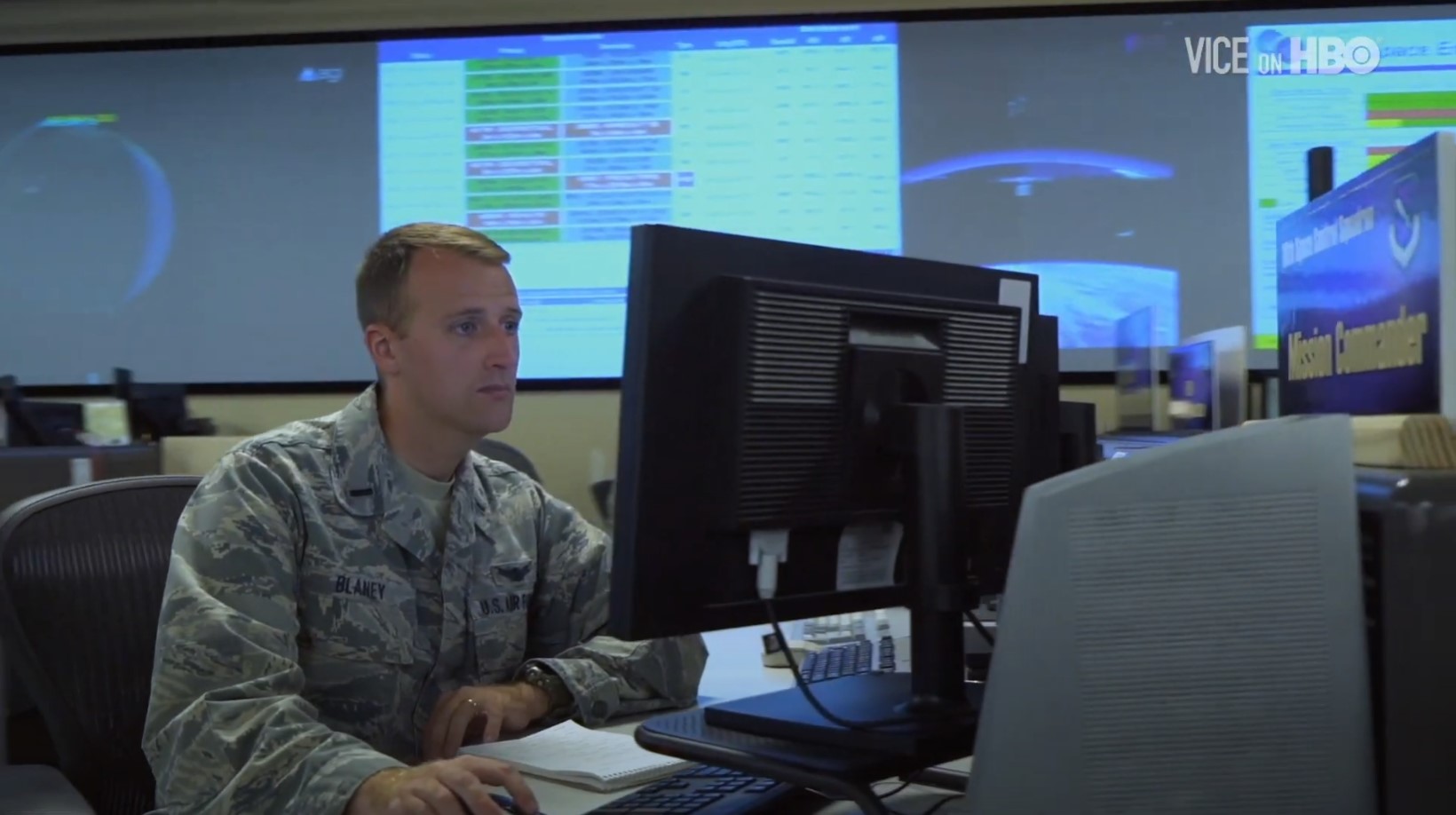 HBO Vice Interview at Joint Space Operations Center