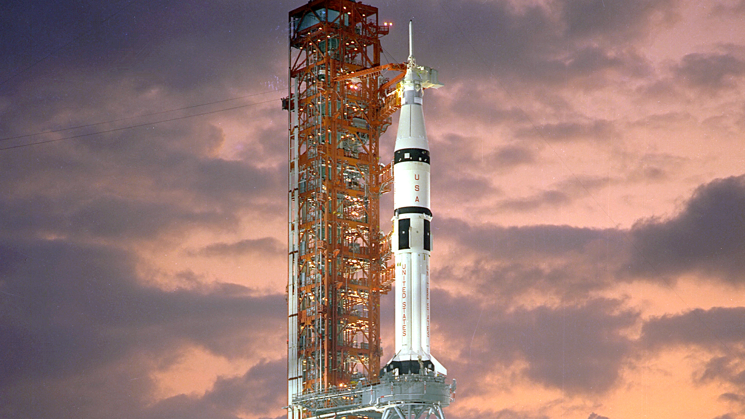 The Day America's Moon Rocket Began Its Journey