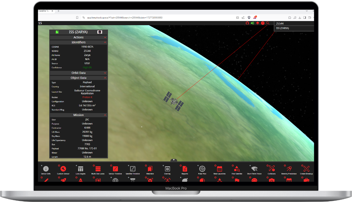 KeepTrack Features