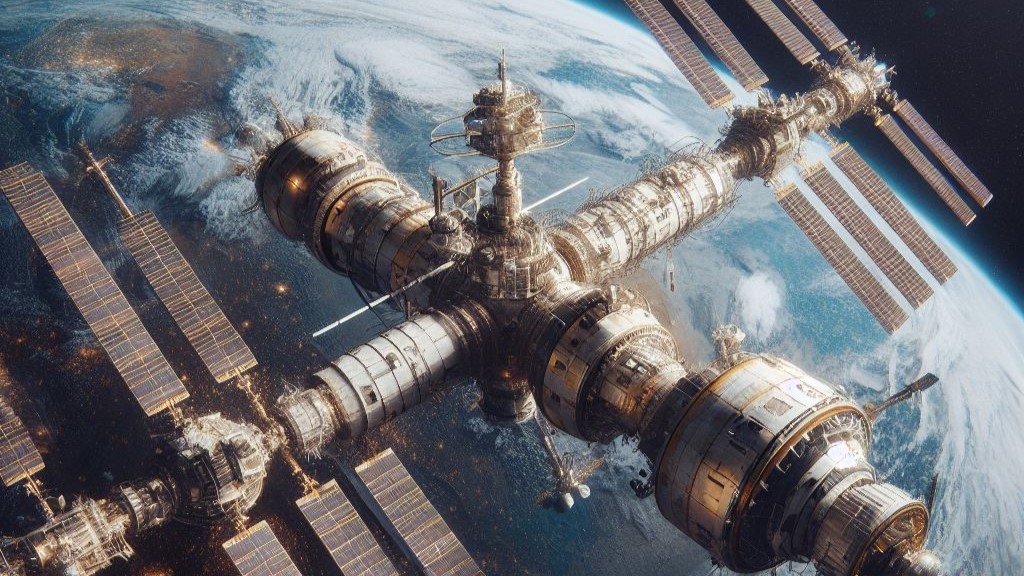 Mir in Orbit